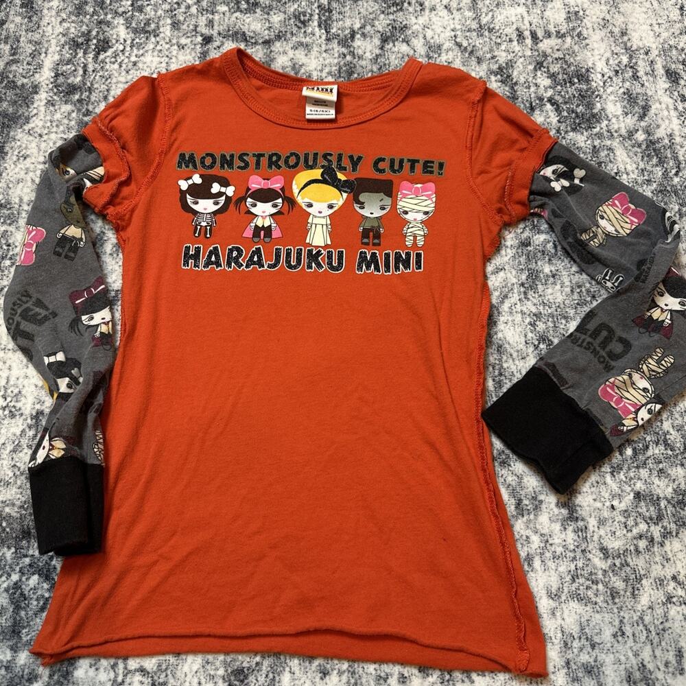6X S Gwen Stefani Harajuku Mini Top No Doubt Lovers Halloween Long Sleeve Shirt‎
